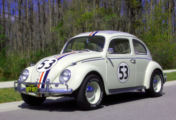 herbie the love bug  coloring pages